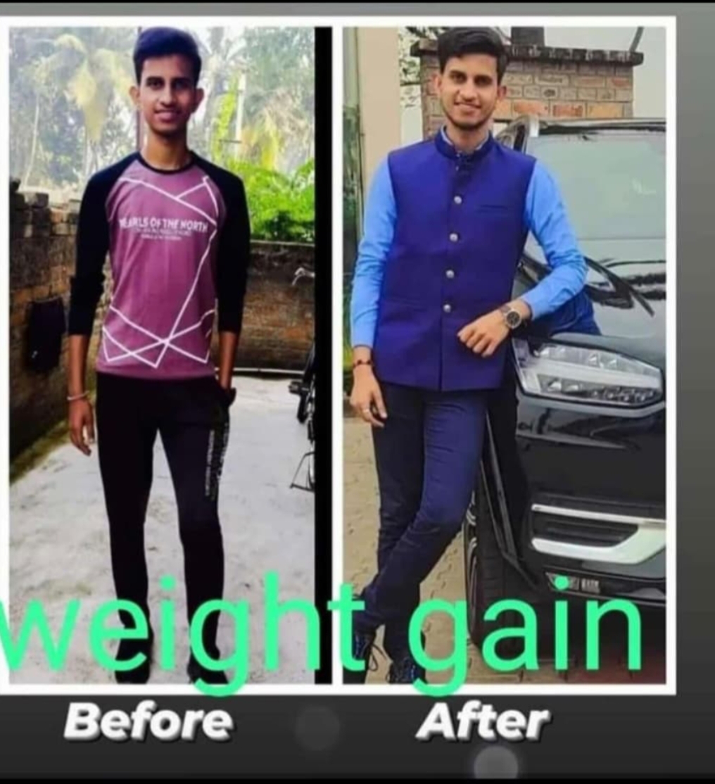 Weight Gain Transformation 1